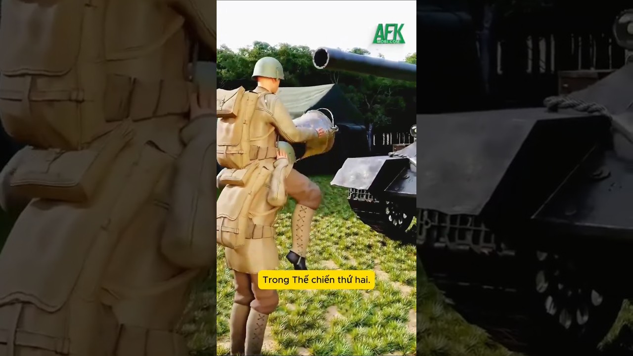 Giải mã lý do lính lại thích treo xô nước lên nòng xe tăng