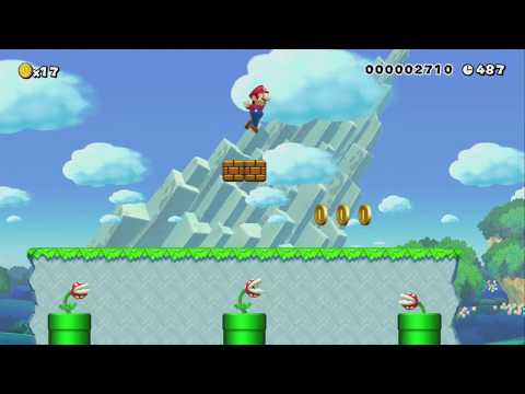 New Mario World 2-1 Chomphills by KillerLP ∞ - SUPER MARIO MAKER - NO COMMENTARY 1bh