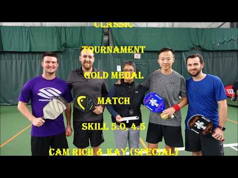 PICKLEBALL 5 0,4 5 GOLD MEDAL CLUB EDMONTON WINTER CLASSIC SKILL  @ ROYAL GLENORA DEC 2018