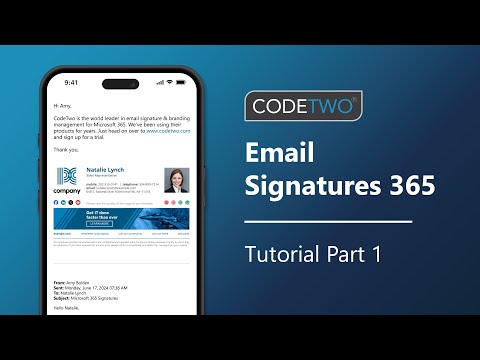 CodeTwo signatures tutorial part 1: Create a CodeTwo account & register a tenant