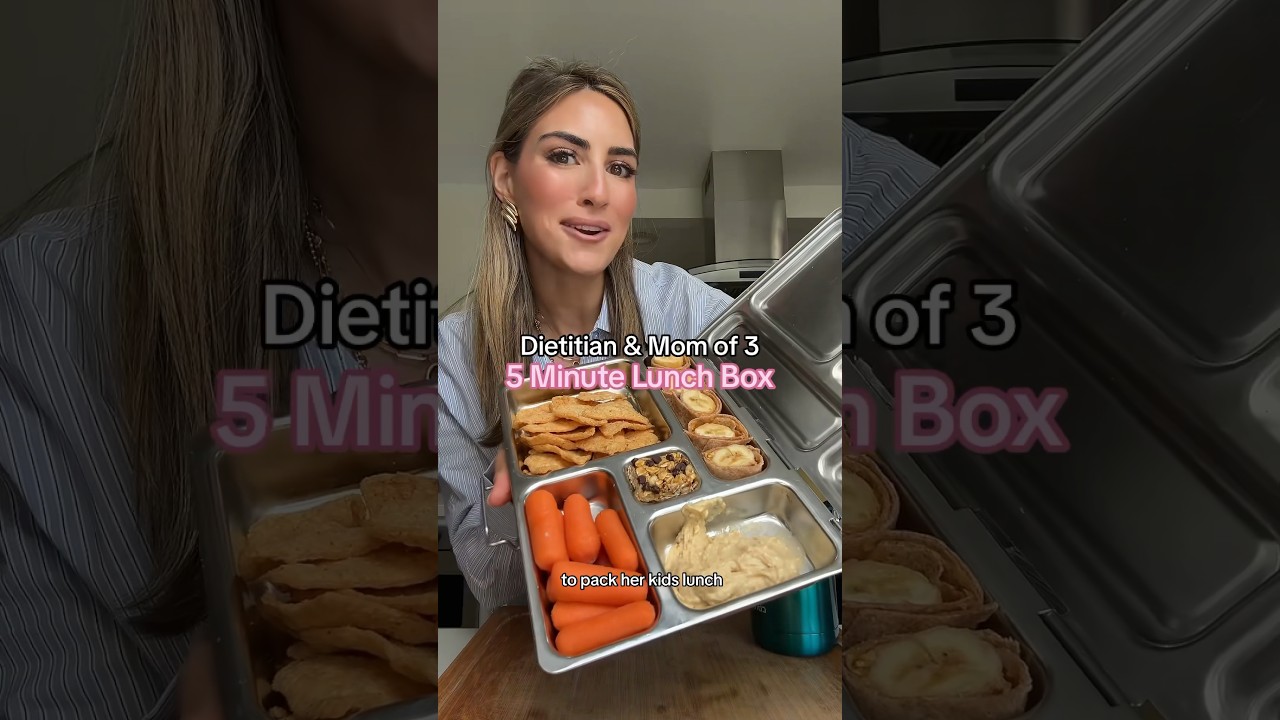 5 Min Healthy Lunch Box Perfect 🥇❤️When does school start for u? #healthylunchboxforschool #lunch