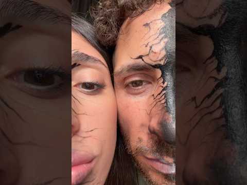 Abbiamo vinto questo trend?🖤🕷️ #venom #makeup #trending #fyp