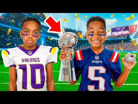 DJ & KYRIE SUPERBOWL TACKLE FOOTBALL CHAMPIONSHIP GAME!
