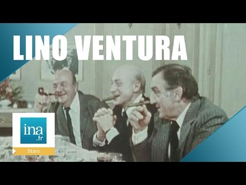 Lino Ventura "Aventures gastronomiques avec Jean Gabin et Bernard Blier" | Archive INA