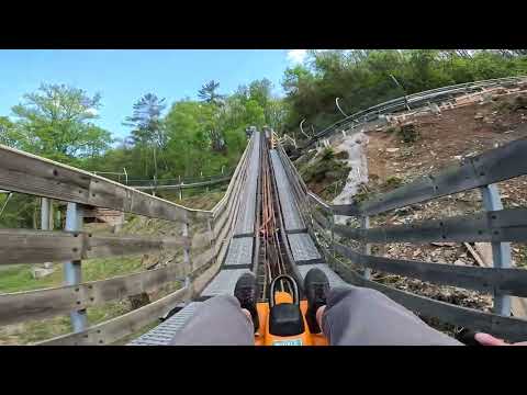 The Smoky Mountain Alpine Coaster in Pigeon Forge, TN. Full POV in 4K.