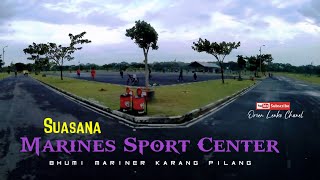 Suasana di Marines Sport Center di Bumi Mariner Karang Pilang surabaya