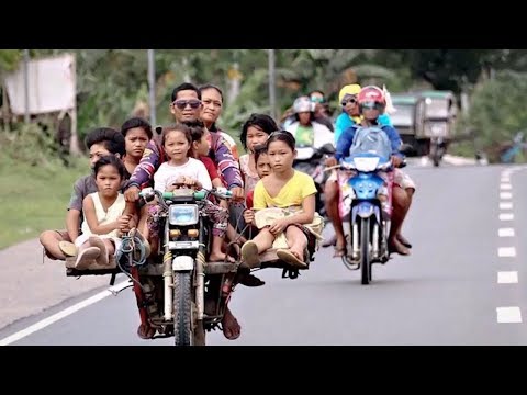 Incríveis mototáxis nas Filipinas