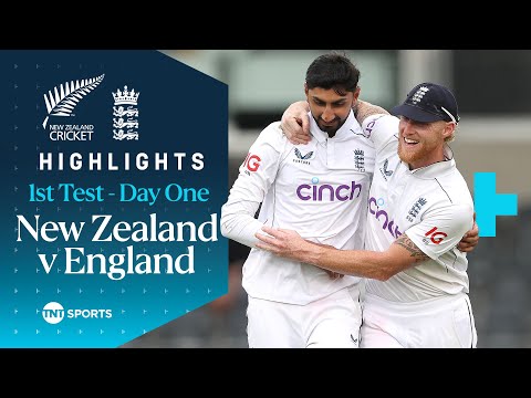 New Zealand vs England 1st Test (Day 1) 🏏 | Bashir Leads Fightback 🔥 | TNT Cricket Highlights