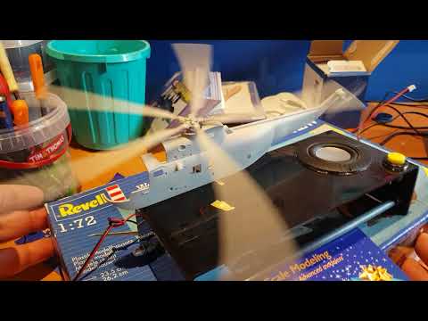Magic Scale Modeling - Revell 1/72 SeaKing motorized Main & Tail rotors