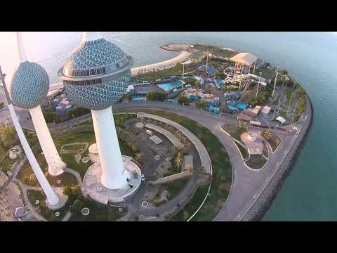 تصوير جوي لابراج الكويت بعدسة سالم التوره