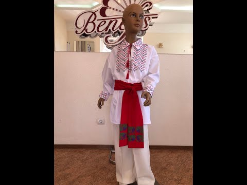 Молдавская национальная рубашка J 0383(6046) - video 2