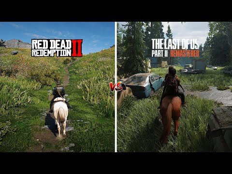 TLOU2 Remastered vs RDR2 - PC / Graphics Comparison, Physics and Details