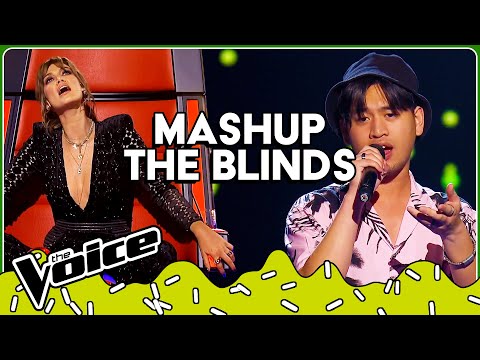 Creative song MASHUPS in the Blind Auditions of The Voice | Top 10