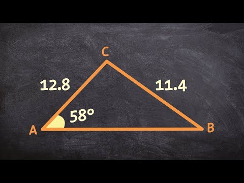 Ambiguous case law of sines two triangles SSA