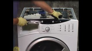 How to Remove GE Front-Load Washer Control Panel