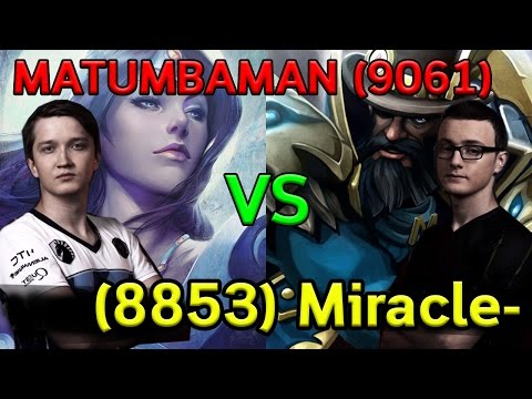MATUMBAMAN (Mirana) vs Miracle- (Kunkka) The 18K MMR Game!