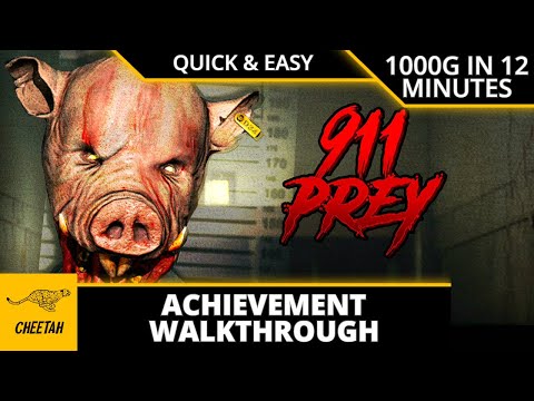 911: Prey - Achievement Walkthrough (1000G IN 12 MINUTES) QUICK & EASY!