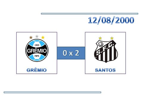 GOLS: Grêmio 0 x 2 Santos - 12/08/2000 - Campeonato Brasileiro