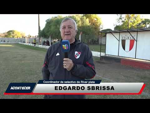 General Roca: River Plate hizo una prueba para jugadores en esa localidad. Habla Edgardo Sbrissa