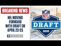 BREAKING: NFL announces it will move forward with Draft, April 23-25 | CBS Sports HQ