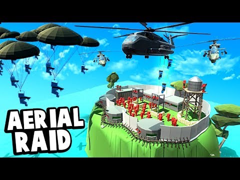 Helicopters and Paratroopers Invade an Island Fort in Ancient Warfare 3! Video