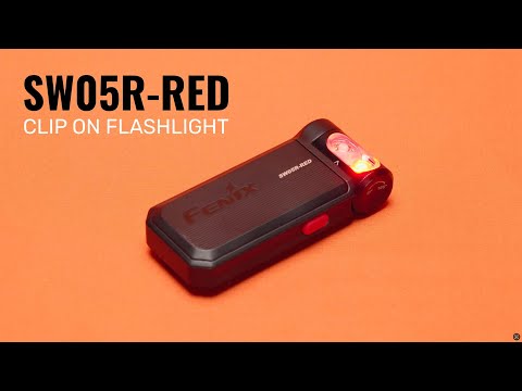 Fenix SW05R-RED Clip On Flashlight - Red Light Version