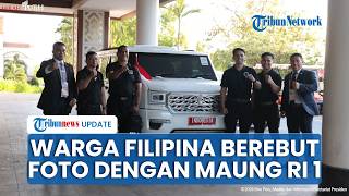 Momen Warga Filipina & Delegasi ASEAN Terpukau Puji Maung Prabowo, Ramai-ramai Foto di Depan Mobil