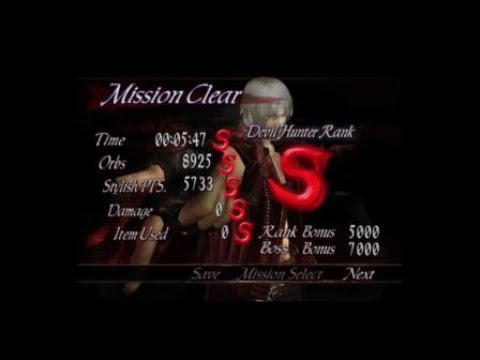 Devil May Cry 3 SE HD DMD Mission 13 SS Rank Clear