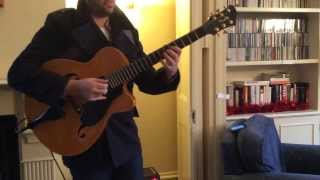 Video thumbnail for Solo on Just Friends, playing a Moffa Maryan. by Bennyplays