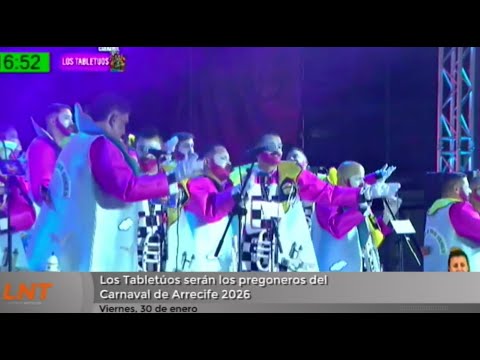 Los Tabletúos serán los pregoneros del Carnaval de Arrecife 2026