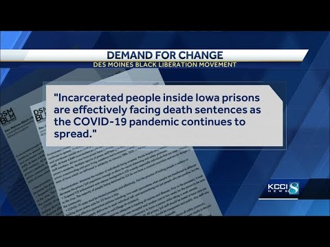 Des Moines BLM calls for improvements to COVID-19 protocols in Iowa prisons