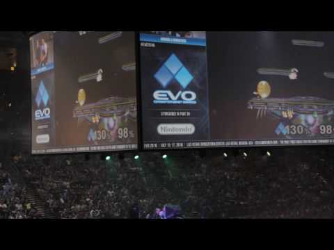 Crowd Reaction to Hungrybox resetting the bracket vs. Armada @ EVO 2016