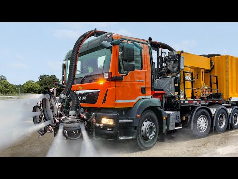 Genius Deep Street Cleaning Truck Inventions that Are on Another Level