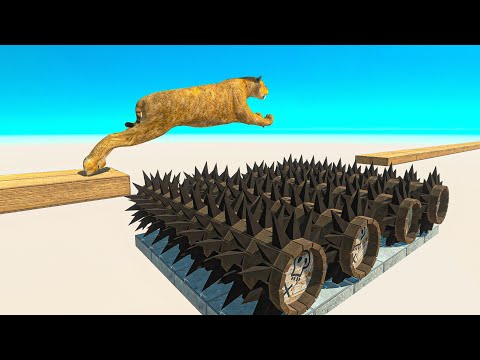 Death Trap Who Can Not Fall? ► Animal Revolt Battle Simulator