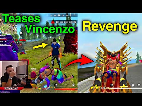 This player kills VINCENZO with a katana. VINCENZO shows him why he is the King