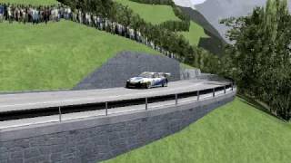 preview picture of video 'Klausenpass Sprint for rFactor WIP Part 1'