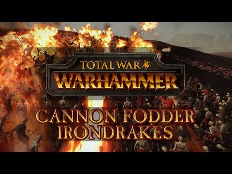 Total War: Warhammer - Cannon Fodder: Zombie Horde vs Irondrakes!