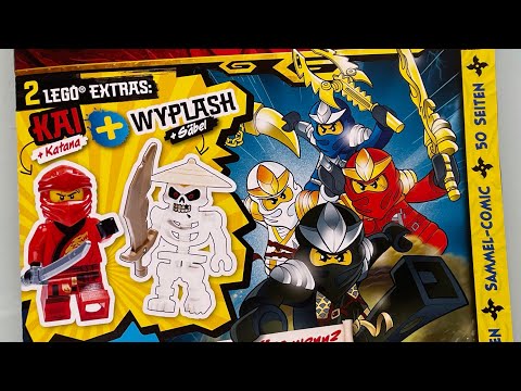 NEUE Lego Ninjago Legacy Comic Nr 3 mit Kai & Wyplash