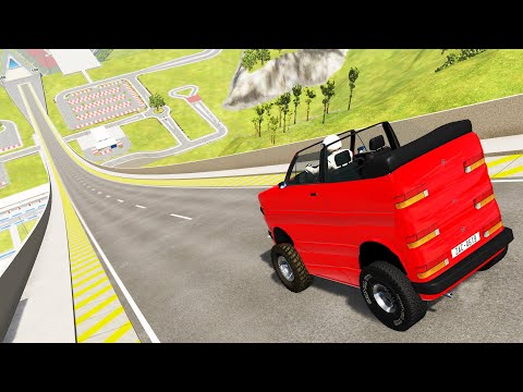 High speed freaky jumps #43 - Beamng.Drive