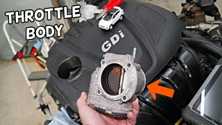 HYUNDAI SANTA FE THROTTLE BODY REPLACEMENT REMOVAL