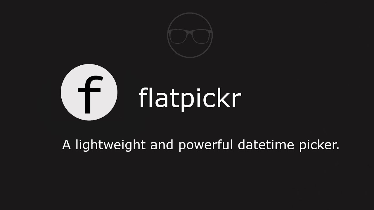 How to install and use flatpickr datetime picker