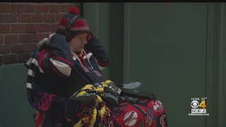 Red Sox fan camps out alone for opening day tickets