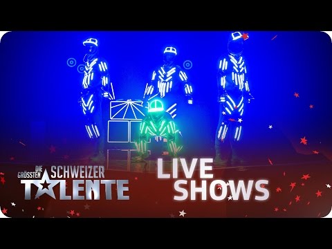 The Blackouts zeigen LED-Performance - 1. Halbfinale | DGST | SRF