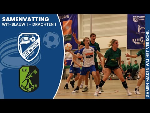 LASTIGE WEDSTRIJD TEGEN STRIJDLUSTIG DRACHTEN | Samenvatting Wit-Blauw 1 - KV Drachten 1