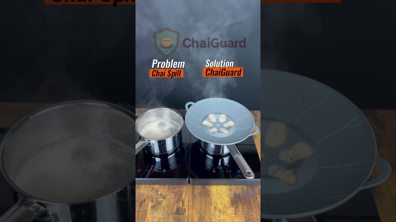 No more chai spills! ☕ ChaiGuard vs no guard