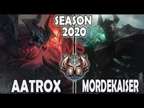 Aatrox vs Mordekaiser  TOP KDA 9/0/4  soloQ
