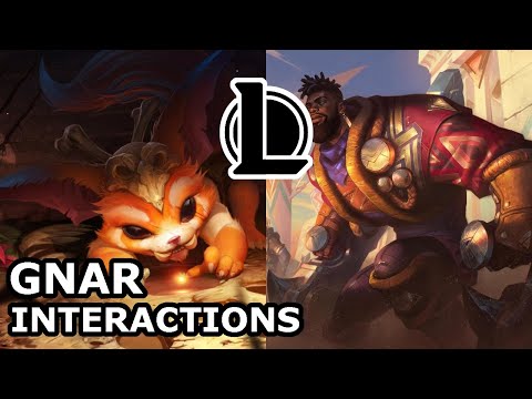 Gnar Interactions with Other Champions | IS IT A DEMON? | League of Legends Quotes
