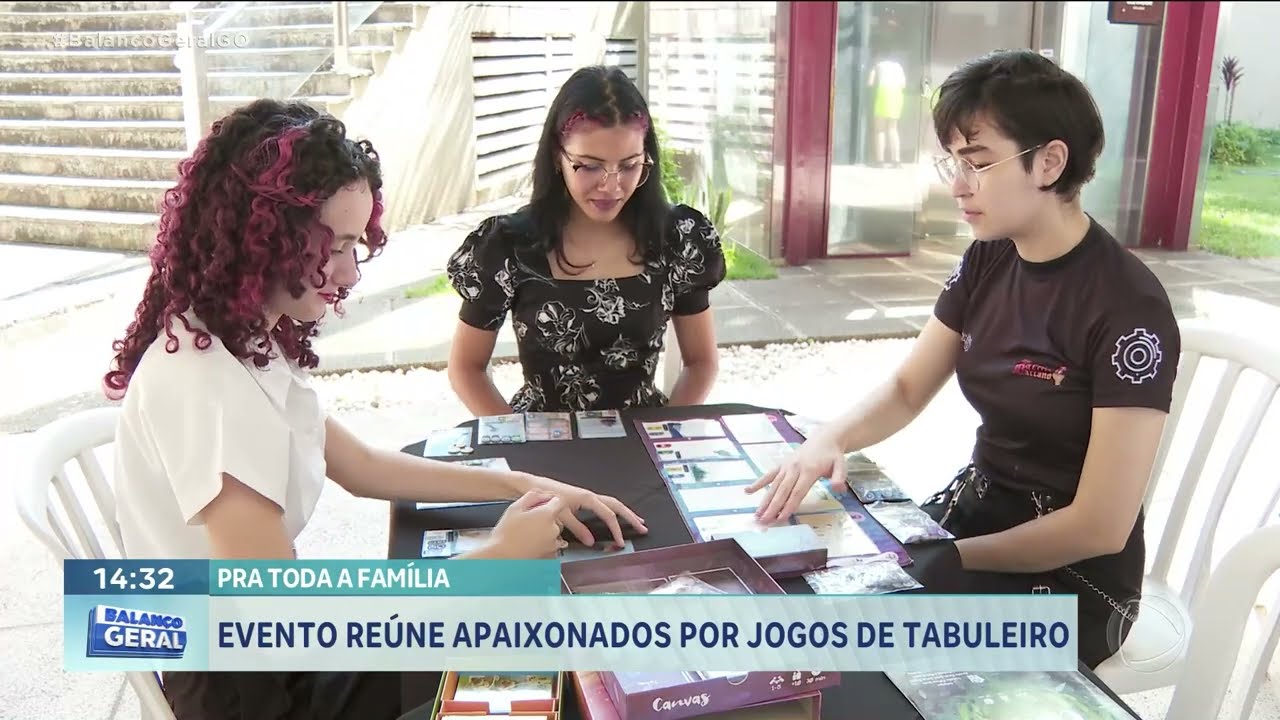 TV Record Goiás Goiás no Ar - Pra toda família: Evento reúne apaixonados por jogos de tabuleiro e RPG