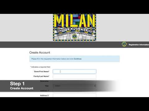 Lcicon Online Registration Walkthrough