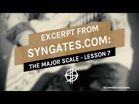 Overview of the Major Scale - Lesson 7 - SynGates.com